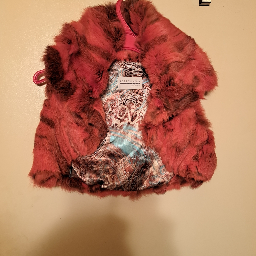 Bordeaux Faux Fur Vest